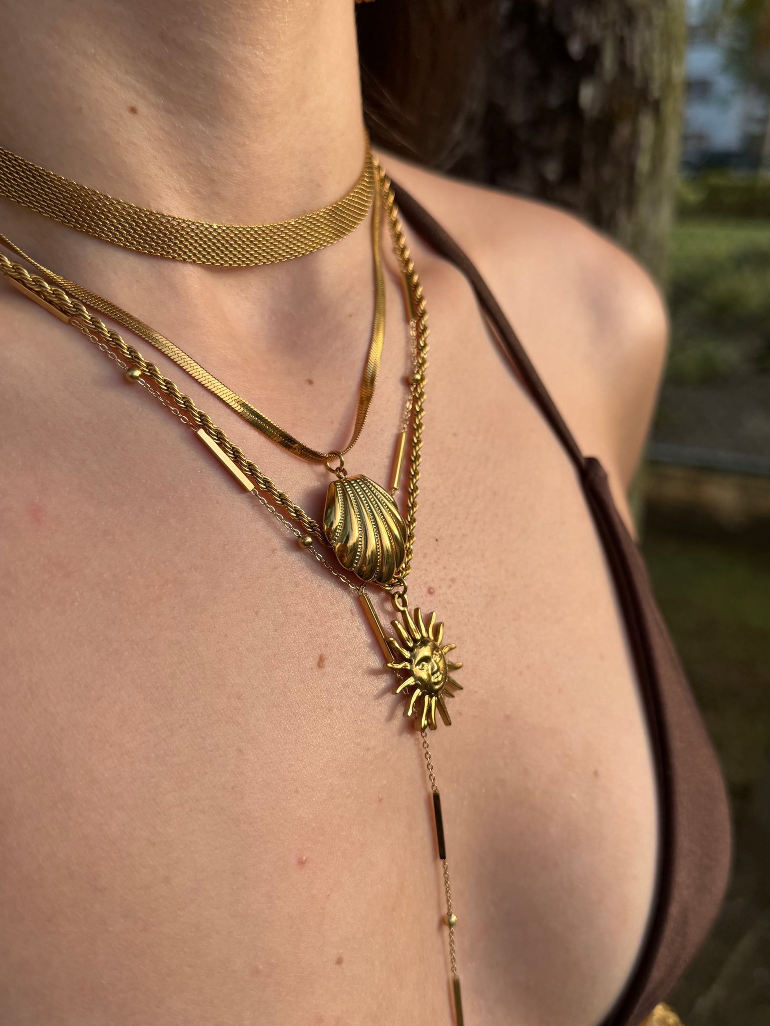 Zinnia Necklace