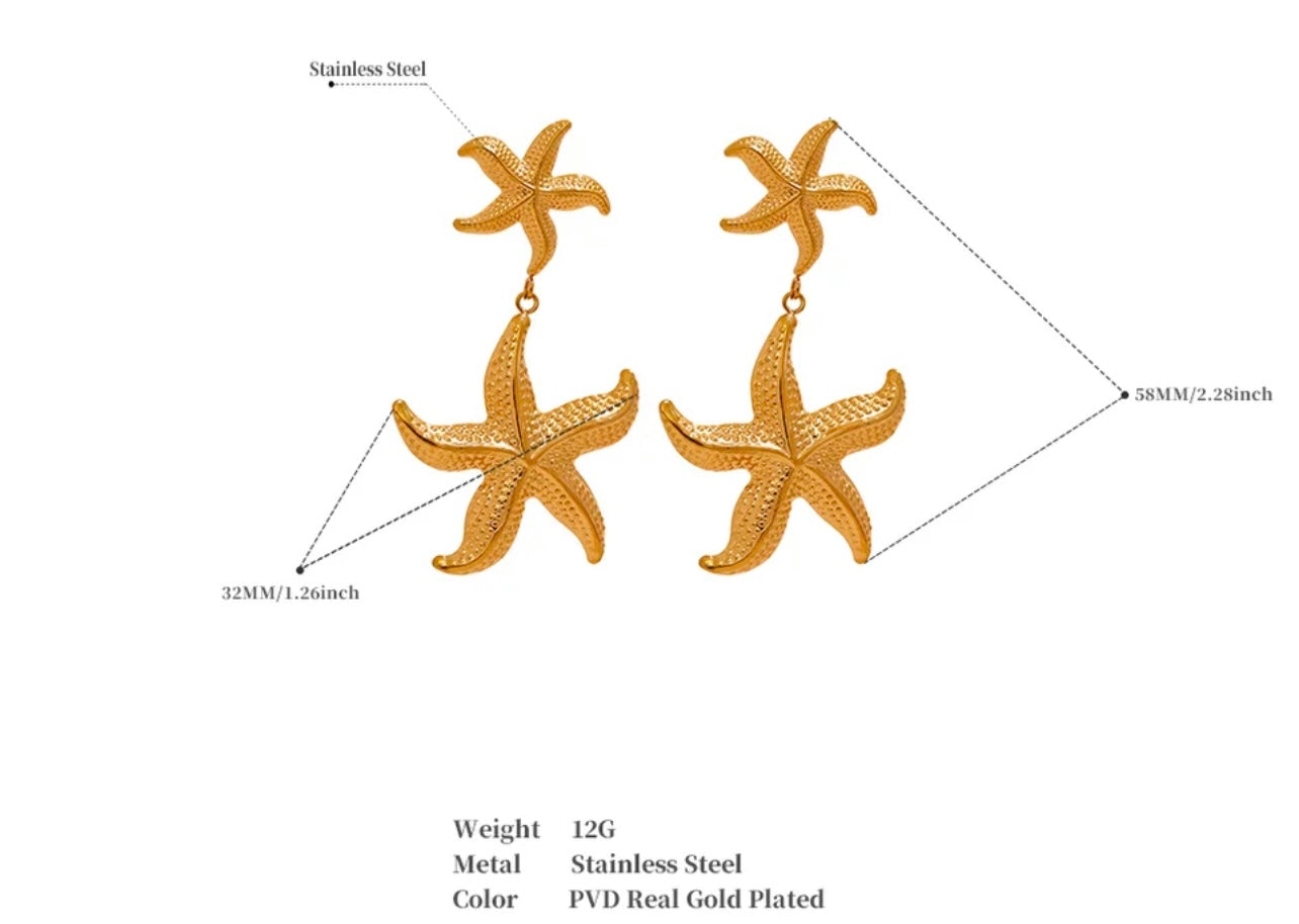 Starfish Earrings